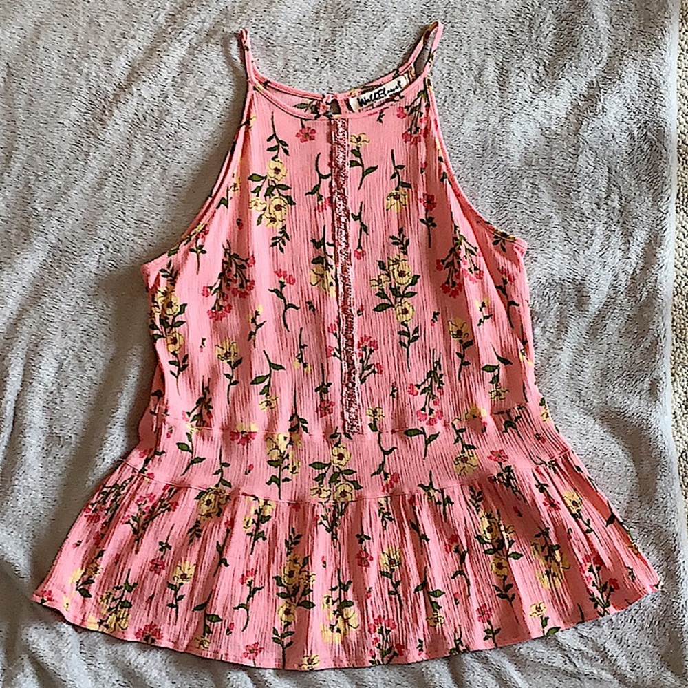 Women’s Sleeveless Wall Flower Sleeveless Top SZ M